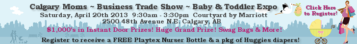 calgary moms trade fair banner